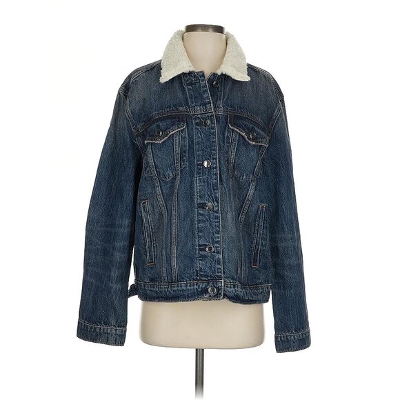 NWT Good American Boyfriend Denim Jacket - Picture 1 of 1